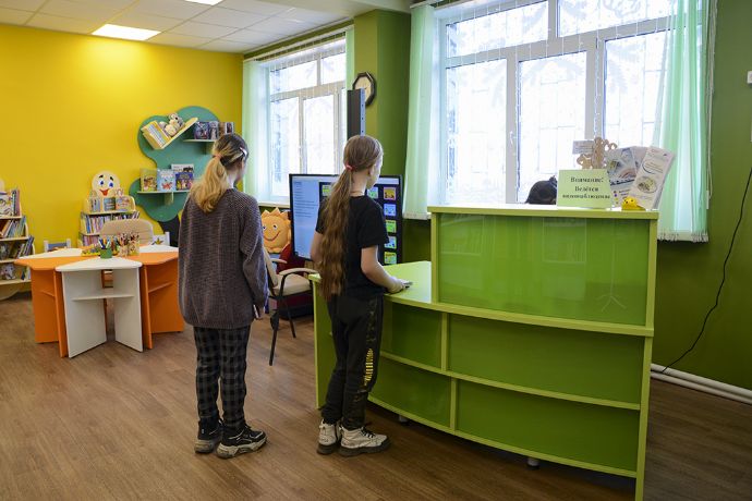 Модельная библиотека – место для чтения и общения