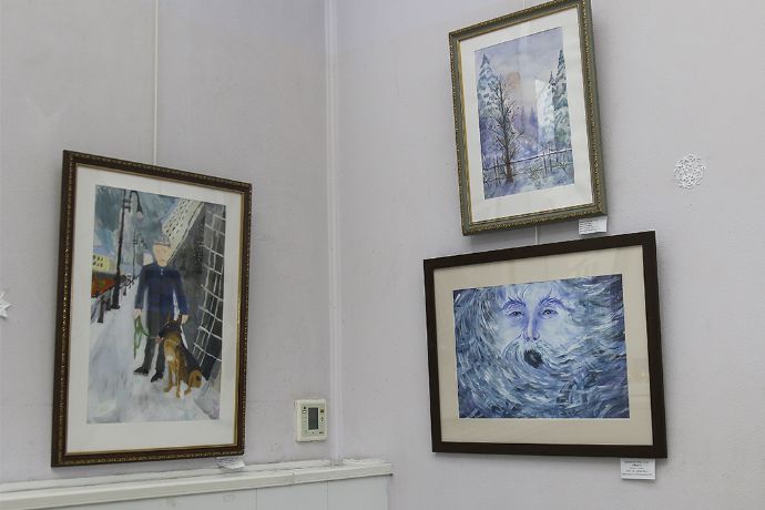«Зимние узоры» украсили залы картинной галереи «Вернисаж»