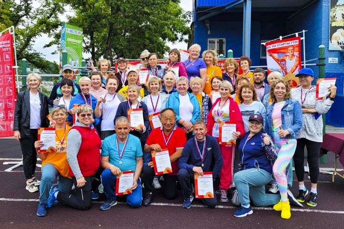 Спорту все возрасты покорны: в Находке прошел фестиваль ГТО среди активистов клуба для старшего поколения