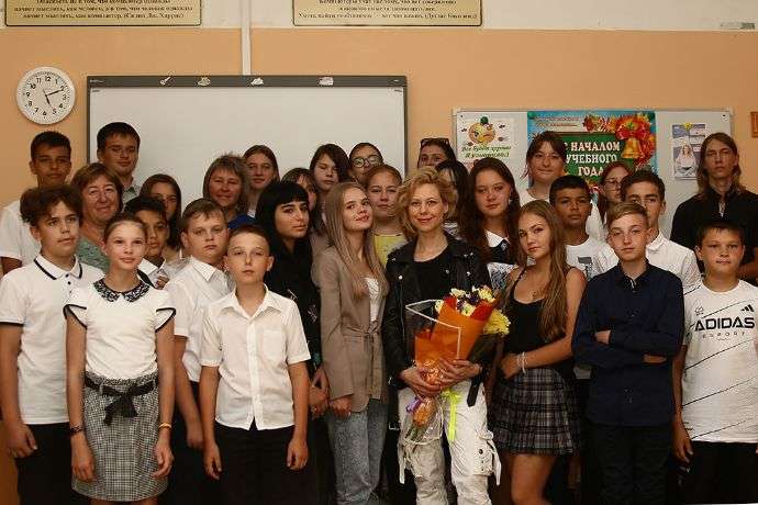 Юта встретилась с находкинскими школьниками