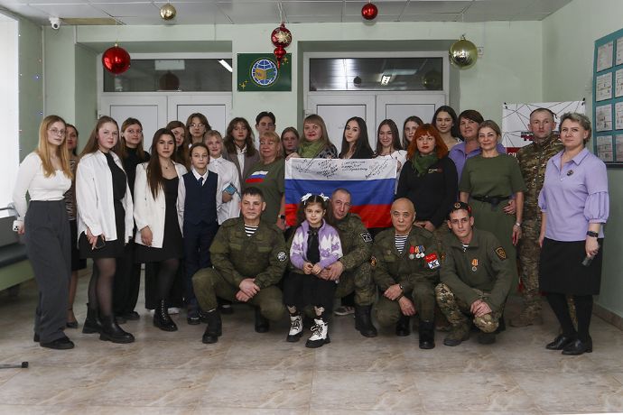 В школе № 24 прошла встреча бойцов- участников СВО с активистами различных школ города