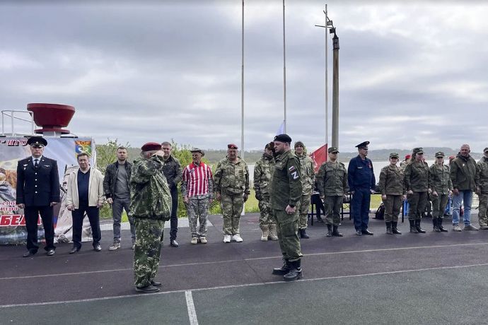 В Находке прошли соревнования среди юнармейцев