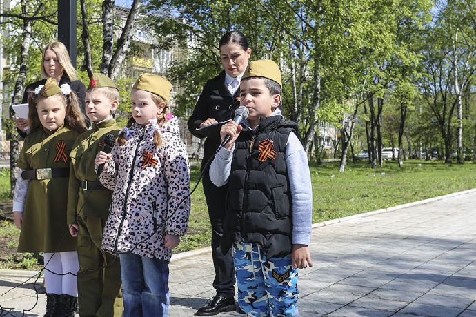 Спасибо за мир! Праздничный концерт, посвященный Дню Победы, подарили находкинцам воспитанники детских садов
