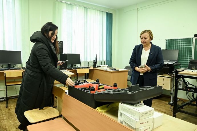 В школе № 1 «Полюс» создают образовательный комплекс