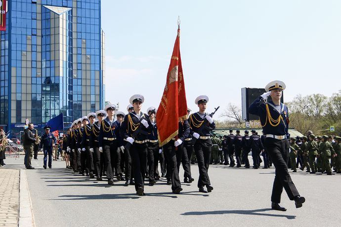 Генеральная репетиция парада Победы состоялась в Находке