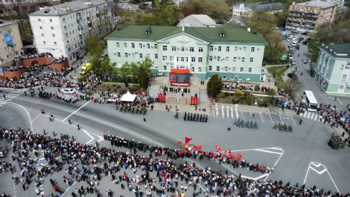 Находка встречает День Победы!