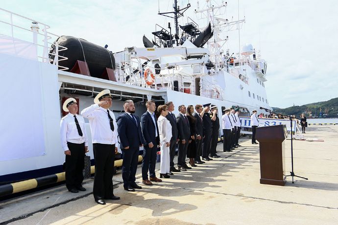 Пограничный корабль в Находке назван в честь Приморского края