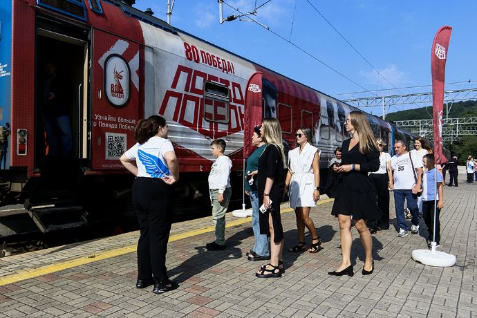 Уникальный «Поезд Победы» снова в Находке